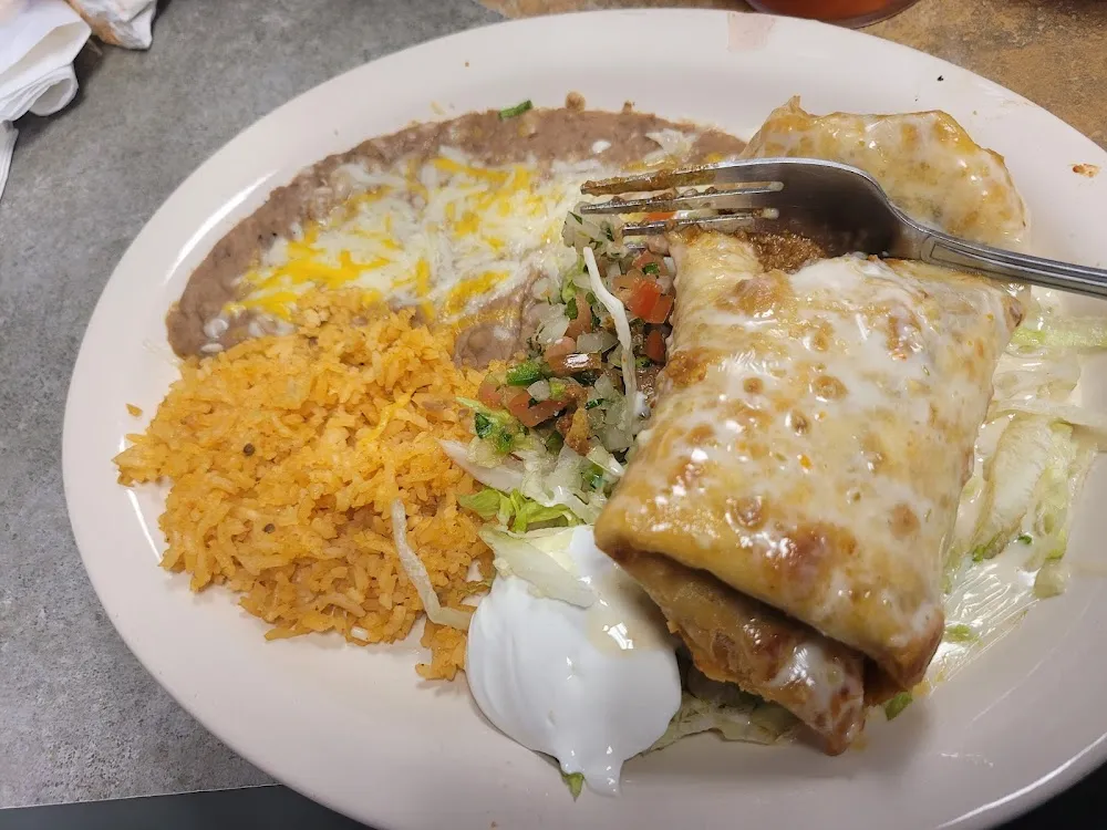Lunch Chimichanga